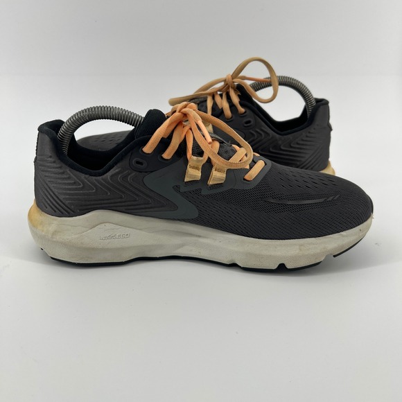 Altra Paradigm 7 Running Shoes Women's Size 9.5 Gray Orange Road Shoes - Picture 4 of 7